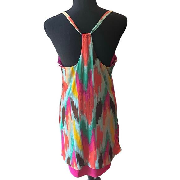 Judith March Rainbow Safari Falls Sleeveless Dress - M - Picture 3 of 12